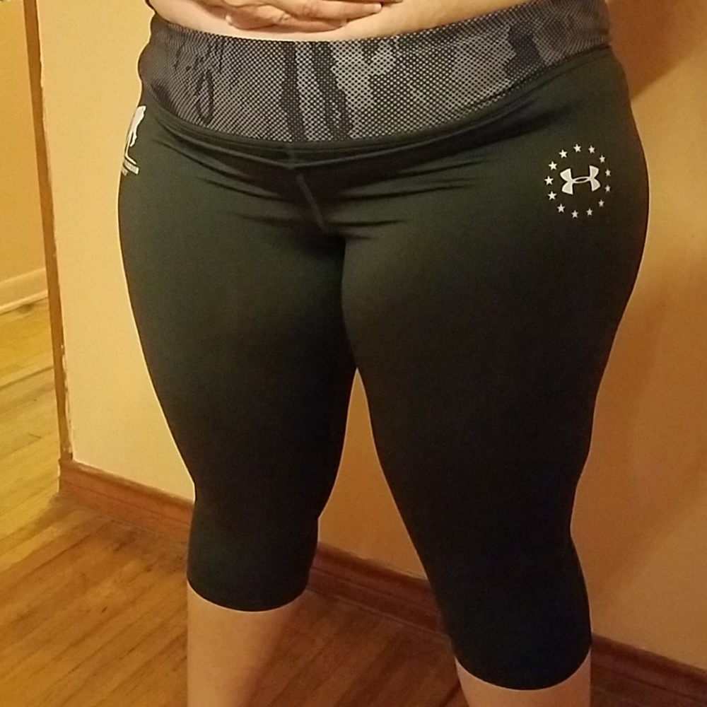 Under Armour capri. Wounded Warrior